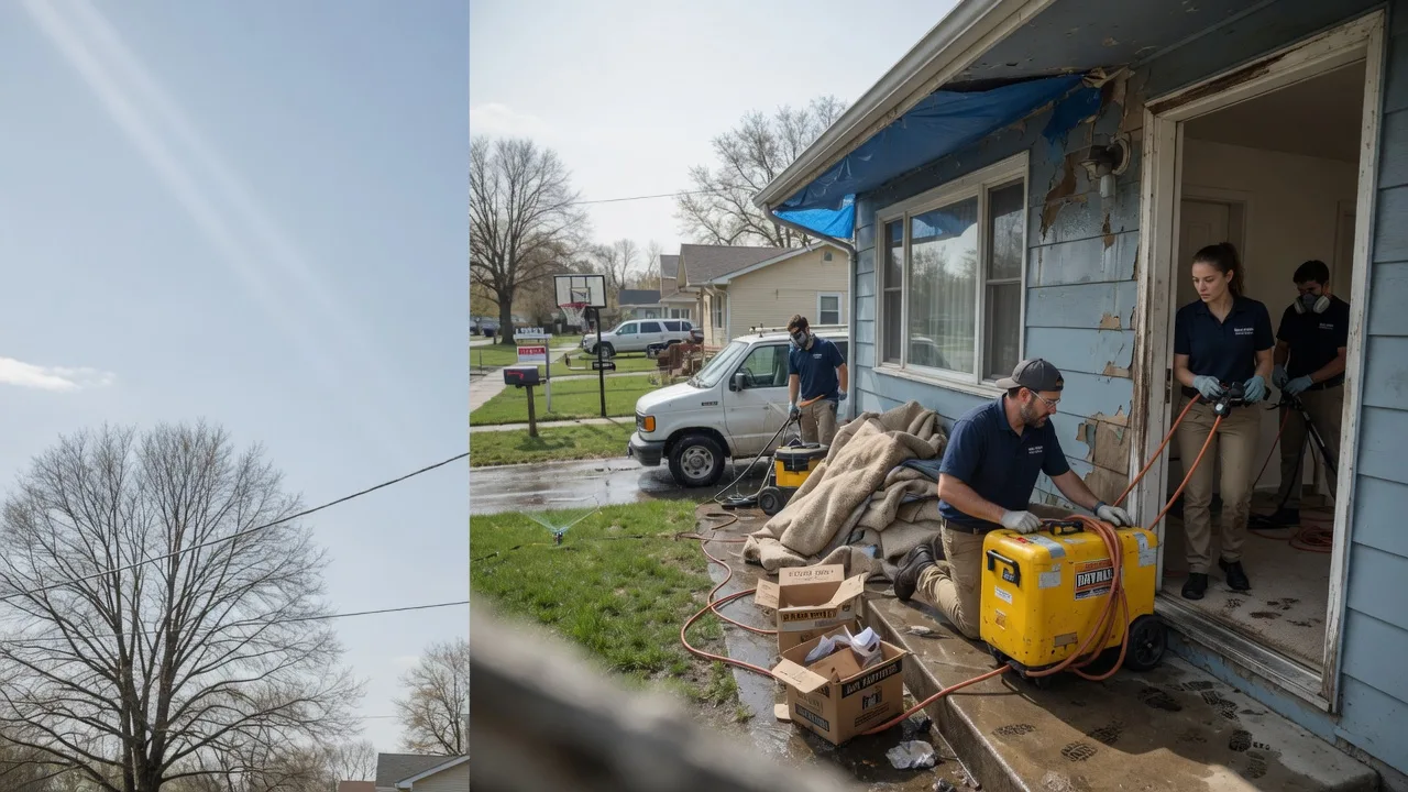 Basement Flood Cleanup in Pekin, ND near me